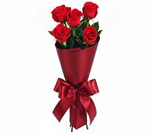 Букет 5 Красных роз Эдлесс Лав в Славянске-на-Кубани