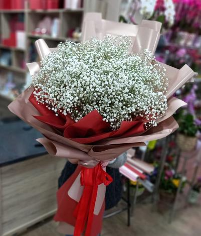 Букет цветов из: Гипсофила в Славянске-на-Кубани