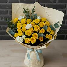 Букет цветов из:  Розы в Славянске-на-Кубани