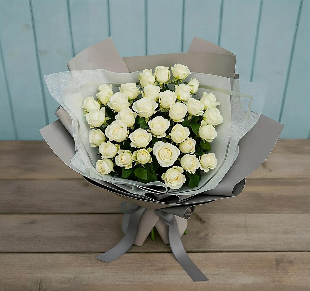 Букет Белоснежная нежность в Славянске-на-Кубани