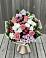 Букет цветов из: Альстромерии, Гвоздики, Розы и Хризантемы в Славянске-на-Кубани
