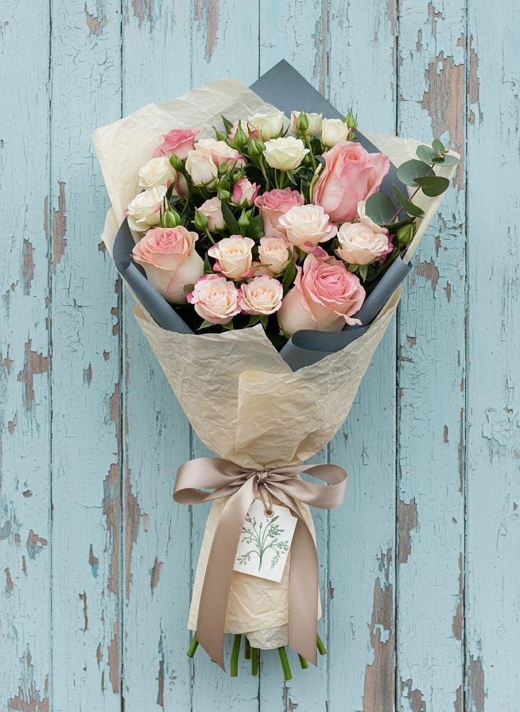 Букет цветов из: Розы в Славянске-на-Кубани