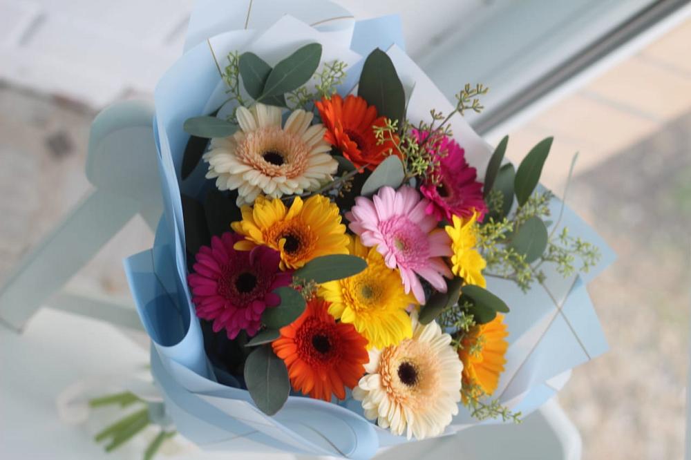 Букет цветов из: Герберы в Славянске-на-Кубани