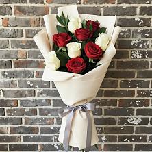 Букет цветов из:  Розы в Славянске-на-Кубани
