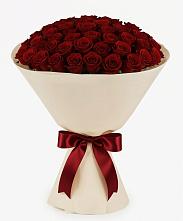 Букет 101 Бордовая роза Блэк Бакарра в Славянске-на-Кубани