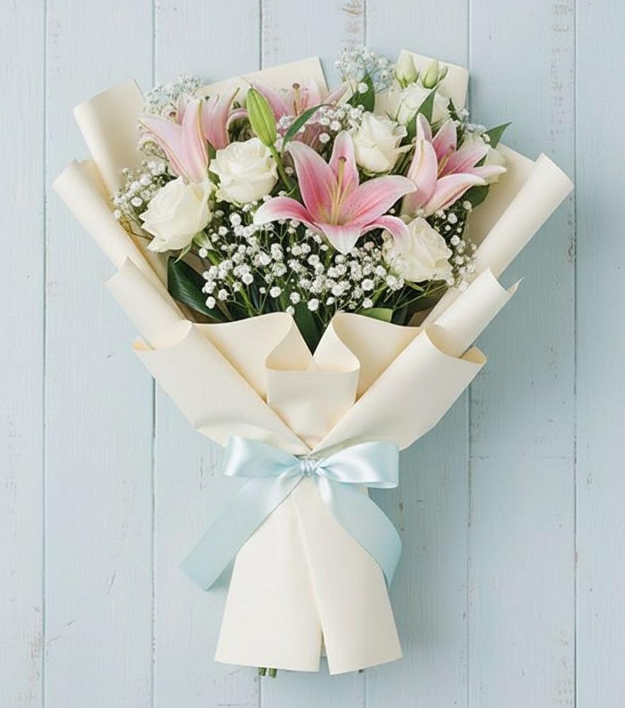 Букет цветов из: Лилии в Славянске-на-Кубани