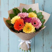 Букет цветов из:  Герберы в Славянске-на-Кубани