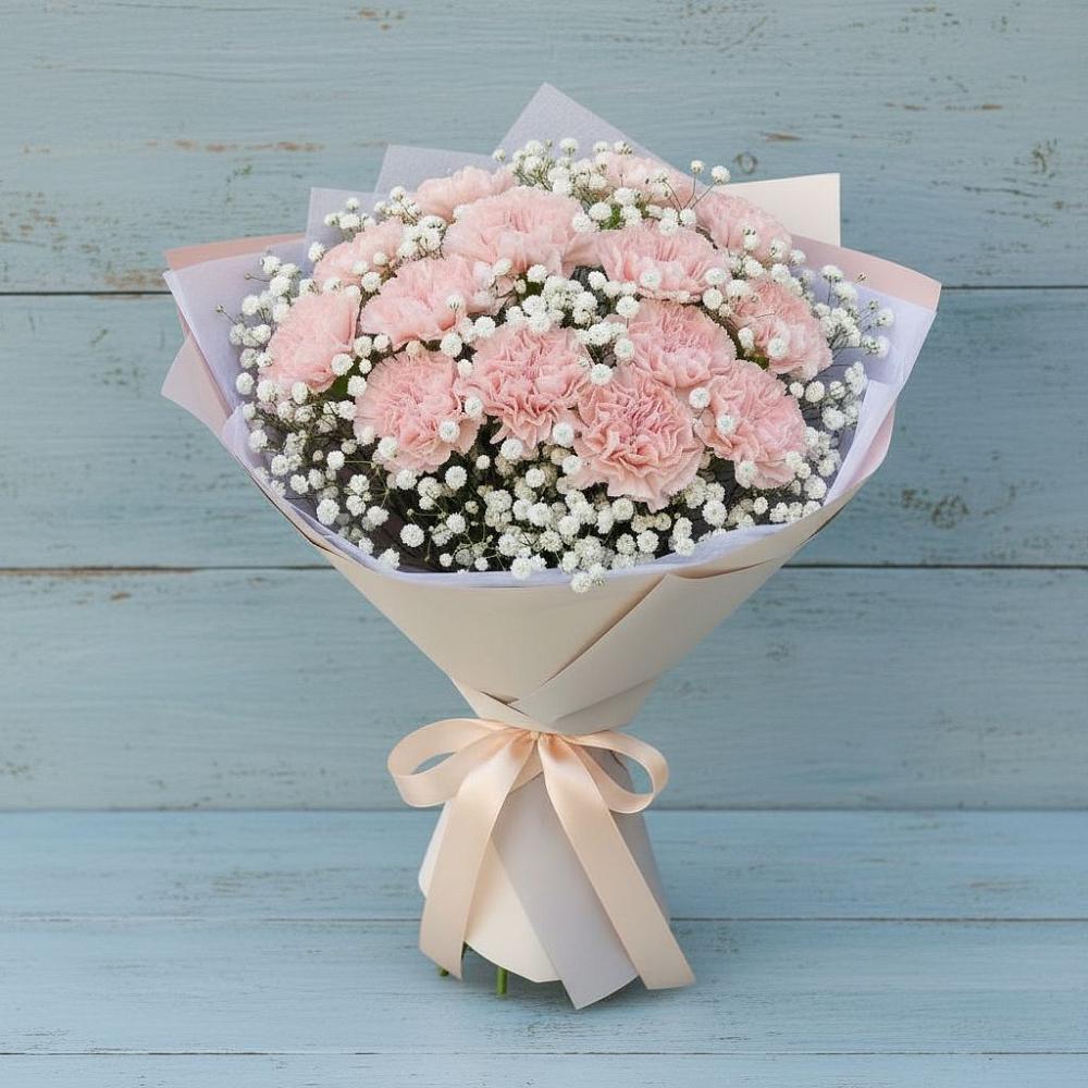 Букет цветов из: Гвоздики в Славянске-на-Кубани