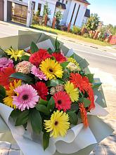 Букет цветов из:  Герберы #REPLACE_PRED# Славянске-на-Кубани