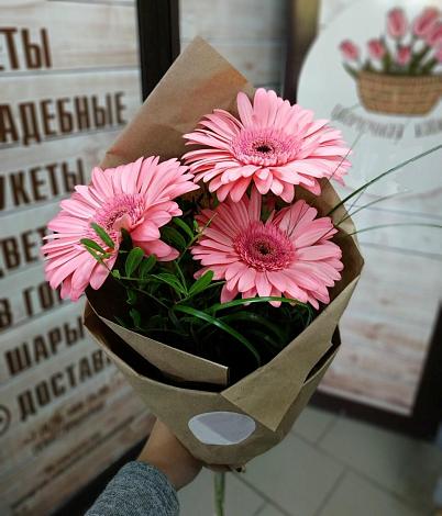 Букет цветов из: Герберы в Славянске-на-Кубани