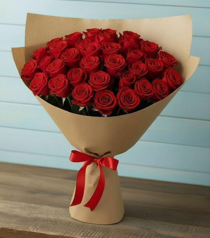 Букет Красные розы Милано в Славянске-на-Кубани