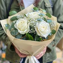 Букет цветов из:  Розы #REPLACE_PRED# Славянске-на-Кубани
