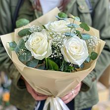 Букет Нежные грёзы в Славянске-на-Кубани Букет цветов из: Розы в Славянске-на-Кубани