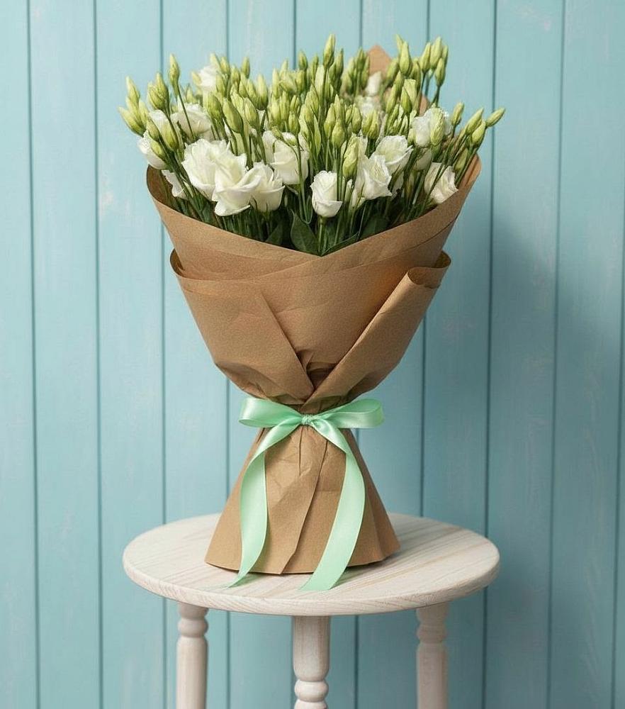 Букет цветов из: Лизиантусы в Славянске-на-Кубани