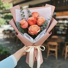 Букет цветов из:  Розы в Славянске-на-Кубани