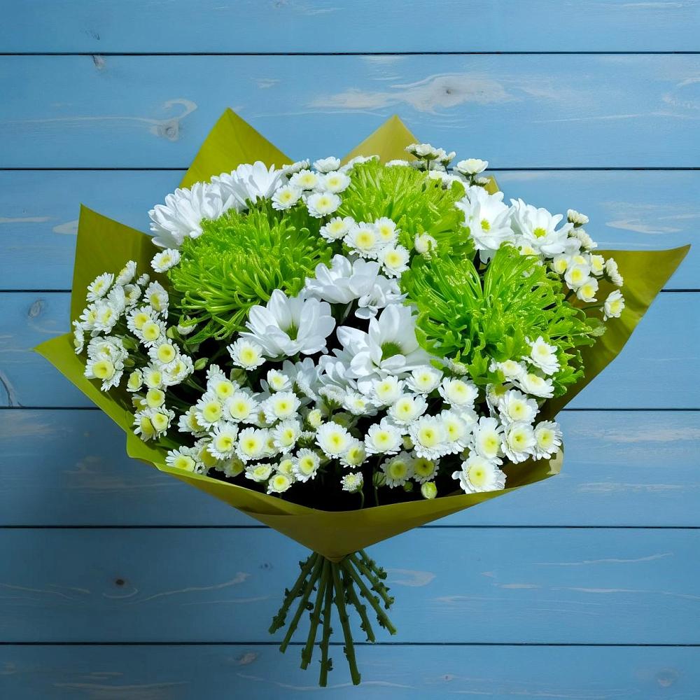 Букет цветов из: Хризантемы в Славянске-на-Кубани