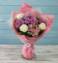 Букет цветов из:  Герберы в Славянске-на-Кубани