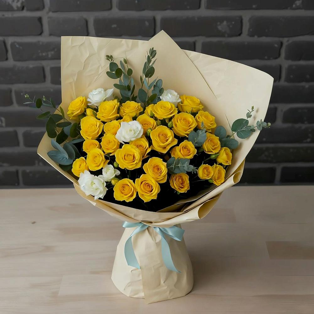 Букет цветов из: Розы в Славянске-на-Кубани