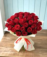 Букет 29 Красных роз в Славянске-на-Кубани