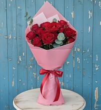 Букет цветов из:  Розы в Славянске-на-Кубани