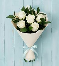 Букет цветов из:  Розы в Славянске-на-Кубани
