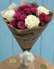 Букет цветов из:  Розы в Славянске-на-Кубани