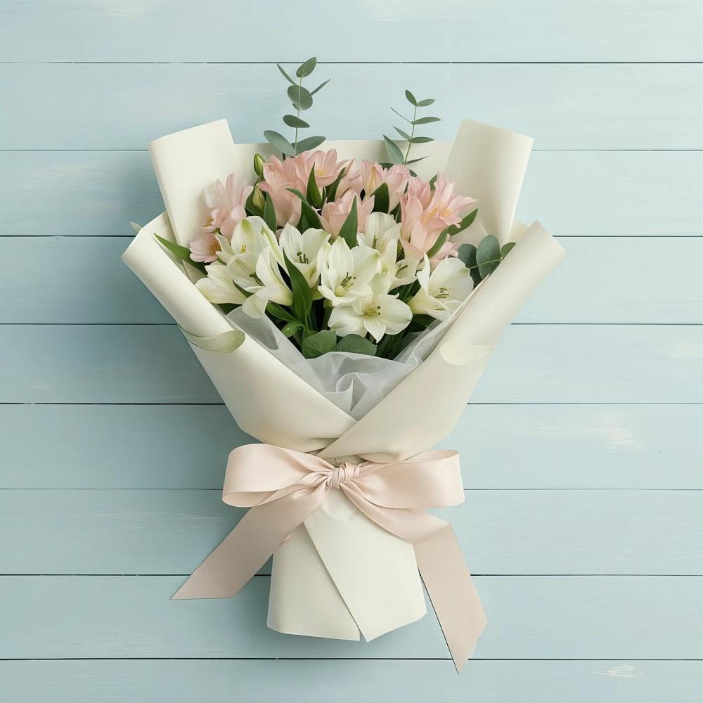 Букет цветов из: Альстромерии в Славянске-на-Кубани