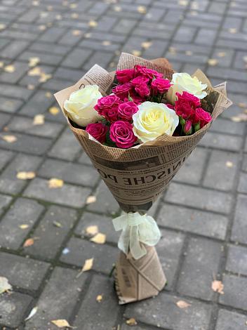 Букет цветов из: Розы в Славянске-на-Кубани
