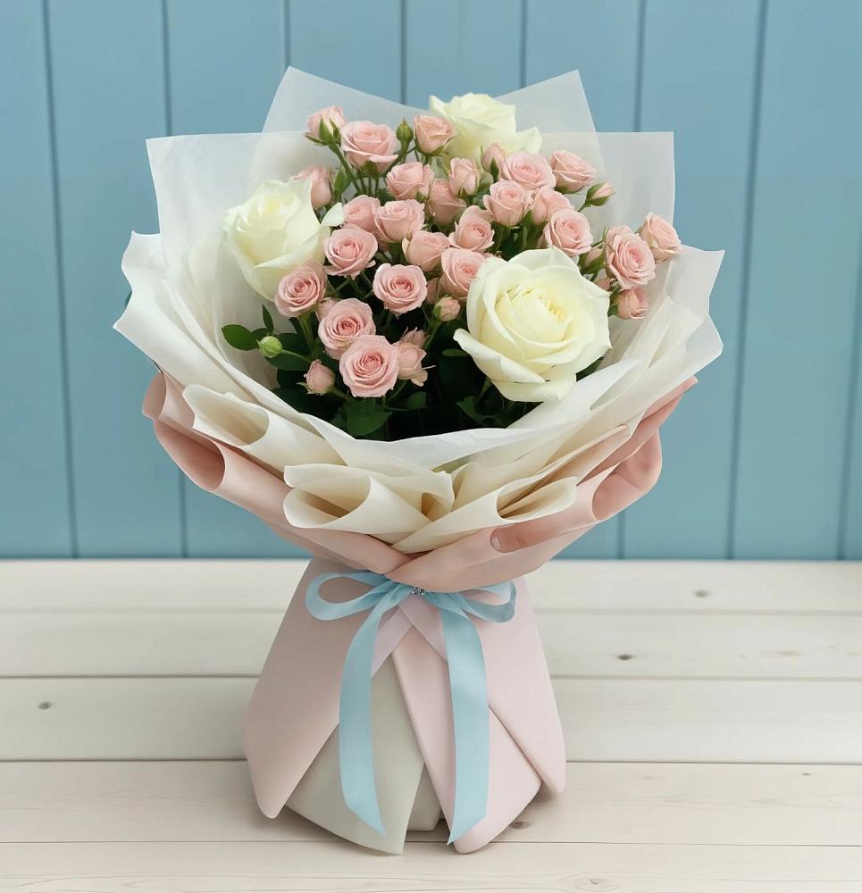 Букет цветов из: Розы в Славянске-на-Кубани