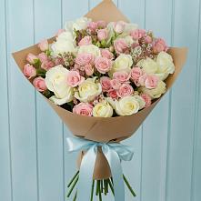 Букет цветов из:  Розы в Славянске-на-Кубани